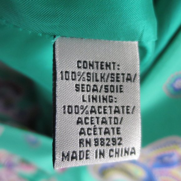 Tibi 100% Silk Paisley Maxi Dress Size 4 - Picture 12 of 12